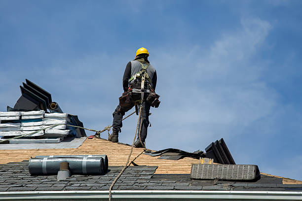 Professional Roof Installation technician working in Milan, TN